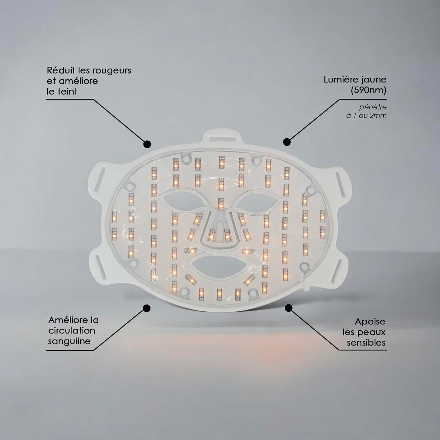 Masque LED Kactus Quadra Pro™ - Kactus